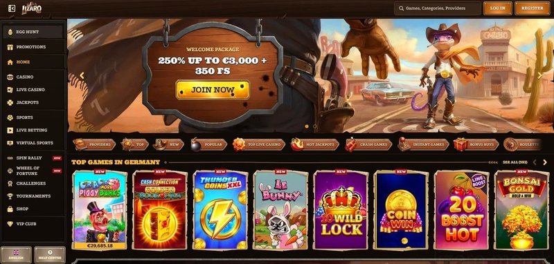 Overview of casino lizaro